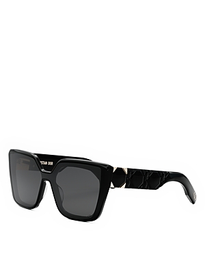 Shop Dior Lady 95.22 S21 Butterfly Sunglasses In Black/gray Solid