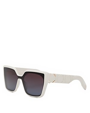 Shop Dior Lady 95.22 S21 Butterfly Sunglasses In Ivory/purple Gradient