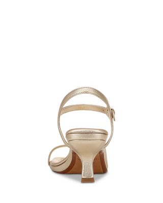 Women's Coco Square Toe Kitten Heel Sandals 