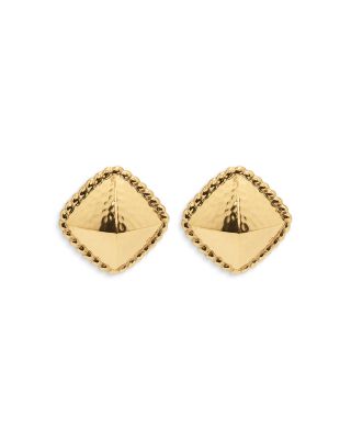 Capucine De Wulf Blandine Button Earrings in 18K Gold Plated