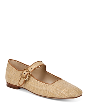 Sam Edelman Michaela Mary Jane Flat Beechwood In Bleached Beechwood