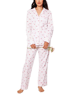 PETITE PLUME FLAMINGO LONG SLEEVE PAJAMA SET