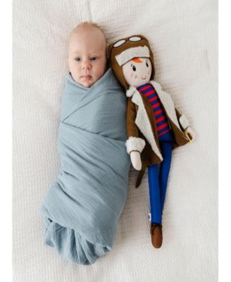 Unisex Cotton Muslin Swaddle Blanket 3 Pack - Baby