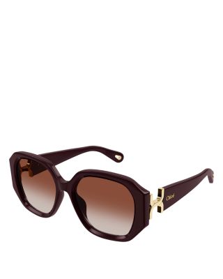 Chloe Marcie Squared Sunglasses, 56mm