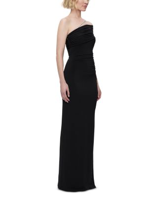 The Olivia Crystal Trim Gown