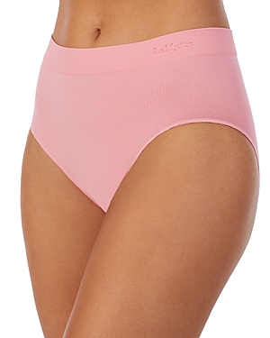 Shop Le Mystere Seamless Comfort Briefs In Coral Sand