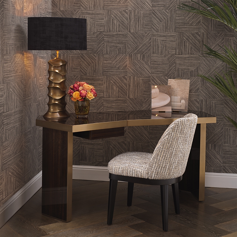 Eichholtz Xenon Desk In Smoked Eucalyptus