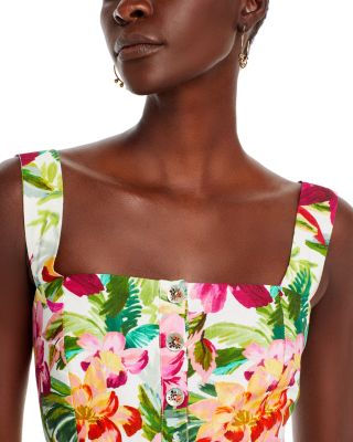 Painted Flowers Sleeveless Romper - Exclusive