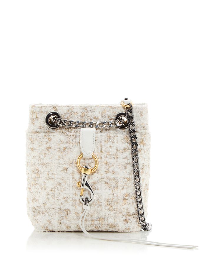 Rebecca minkoff tweed bag discount