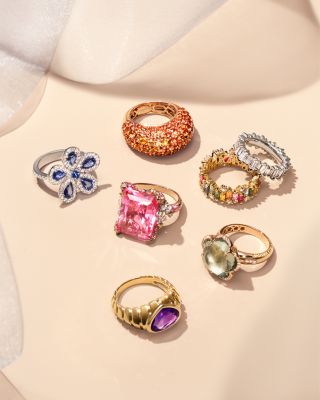 18K White Gold Fireworks Diamond Baguette Eternity Band