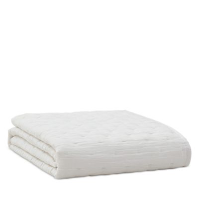Donna Karan - Meditate Linen Silk Coverlet, Full Queen