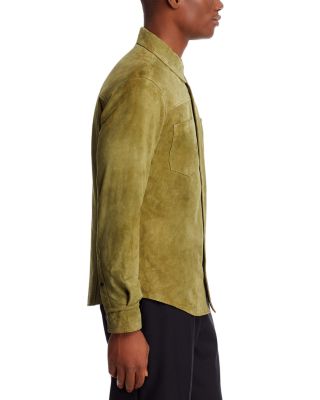 Leather Shirt Jacket