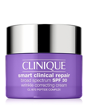 Shop Clinique Smart Clinical Repair Broad Spectrum Spf 30 Wrinkle Correcting Face Cream 0.5 Oz.