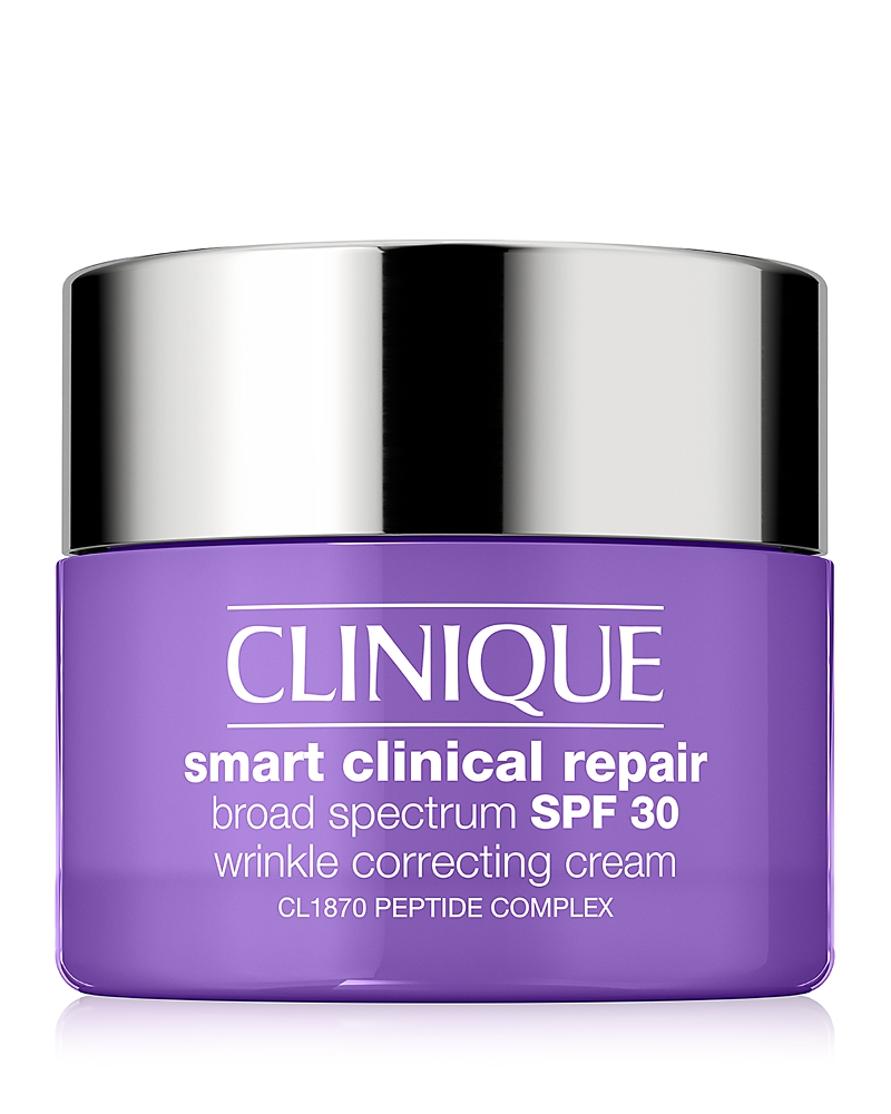 Clinique Smart Clinical Repair Broad Spectrum Spf 30 Wrinkle Correcting Face Cream 0.5 Oz. In Purple
