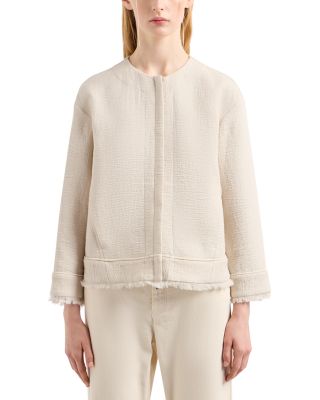 Emporio Armani Fringe Trim Jacket