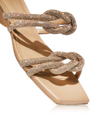 Cult Gaia Women's Jenny Knotted Strap Low Heel Sandals