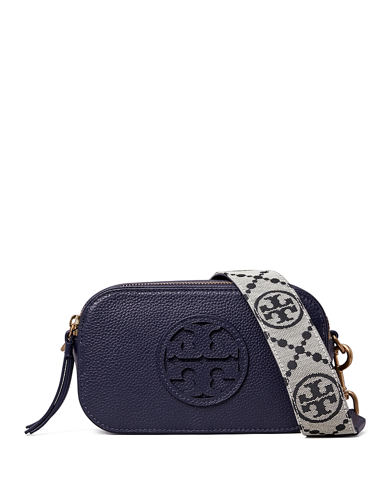 Tory Burch Mini Miller Crossbody Bag In Blue