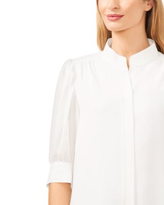 Collared Button Down Blouse
