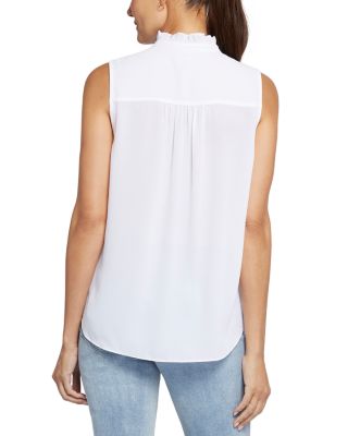 Sleeveless Ruffled Top