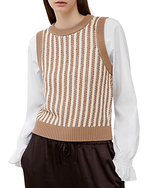 Shop French Connection Moma Vest Top In Camel