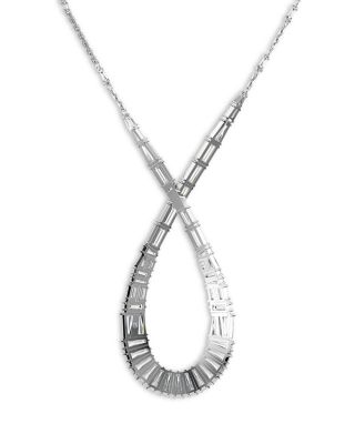 Hyperbola Infinity Pendant Necklace, 17.72"