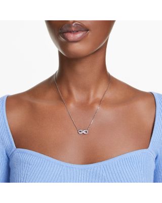 Hyperbola Infinity Pendant Necklace, 17.72"