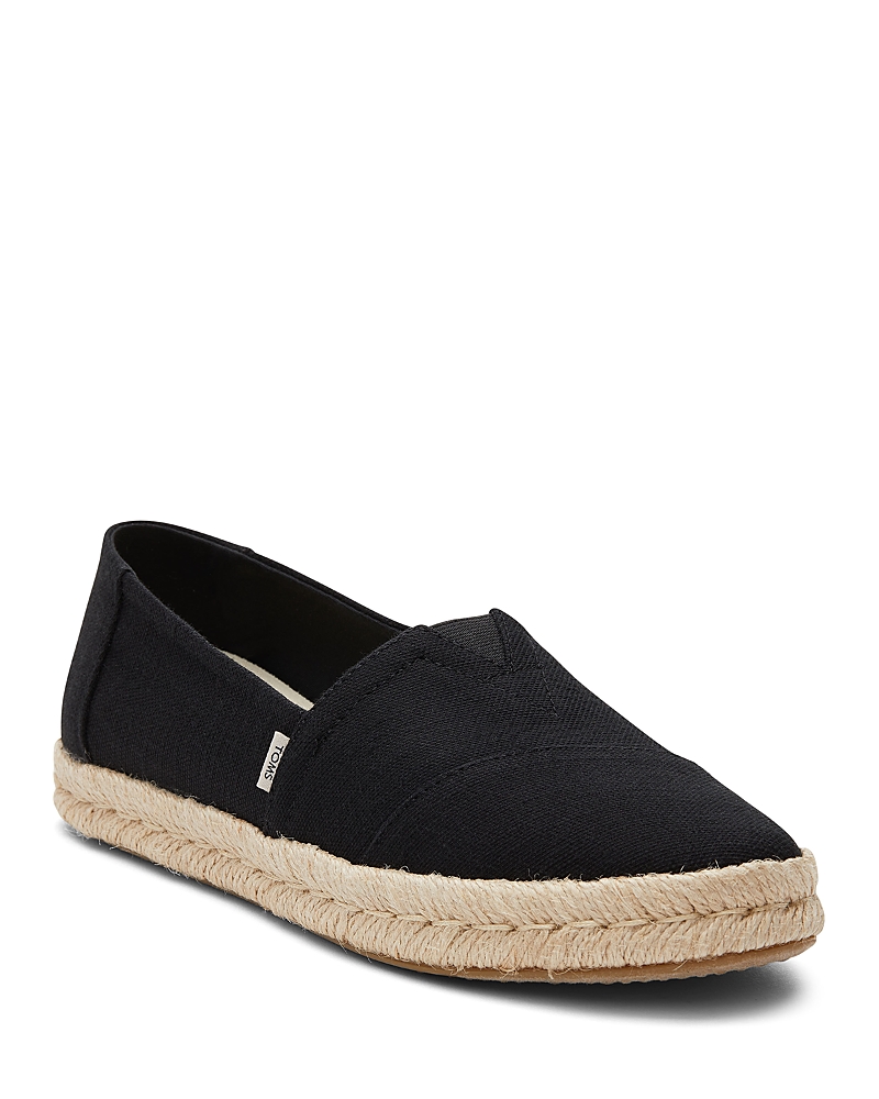 Toms Alrope Espadrille In Black