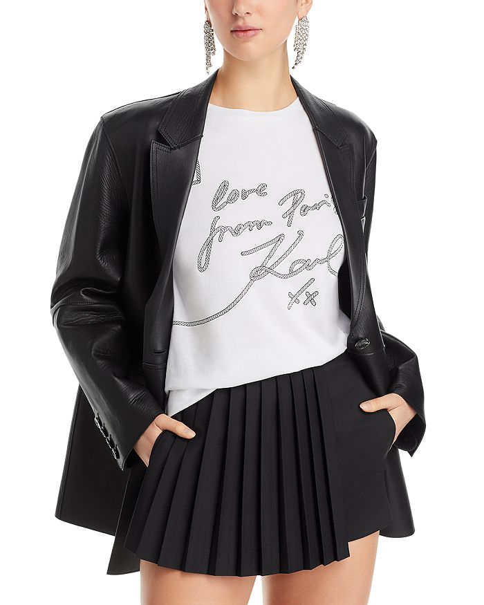 Karl Lagerfeld  Tshirt Midnight Paris Red main image 0