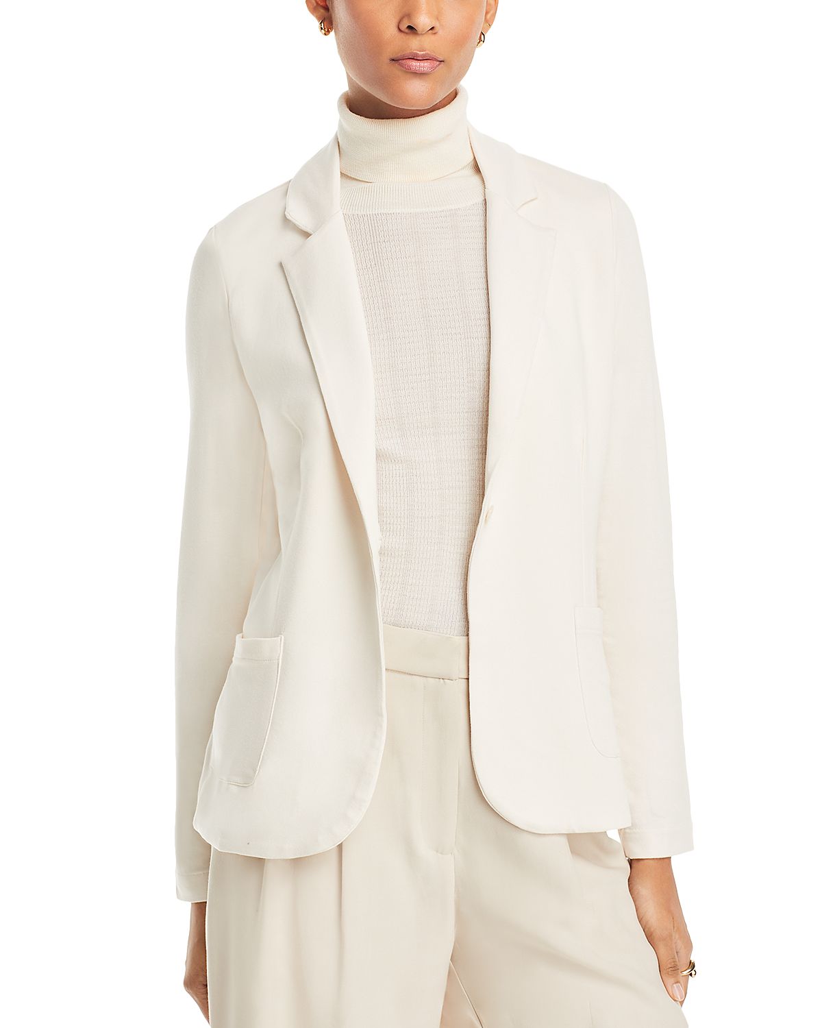 Majestic Filatures Fitted Linen Blazer