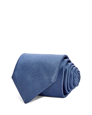 Canali Textured Solid Silk Classic Tie
