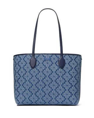 kate spade new york Spade Flower Jacquard Denim Bleecker Large
