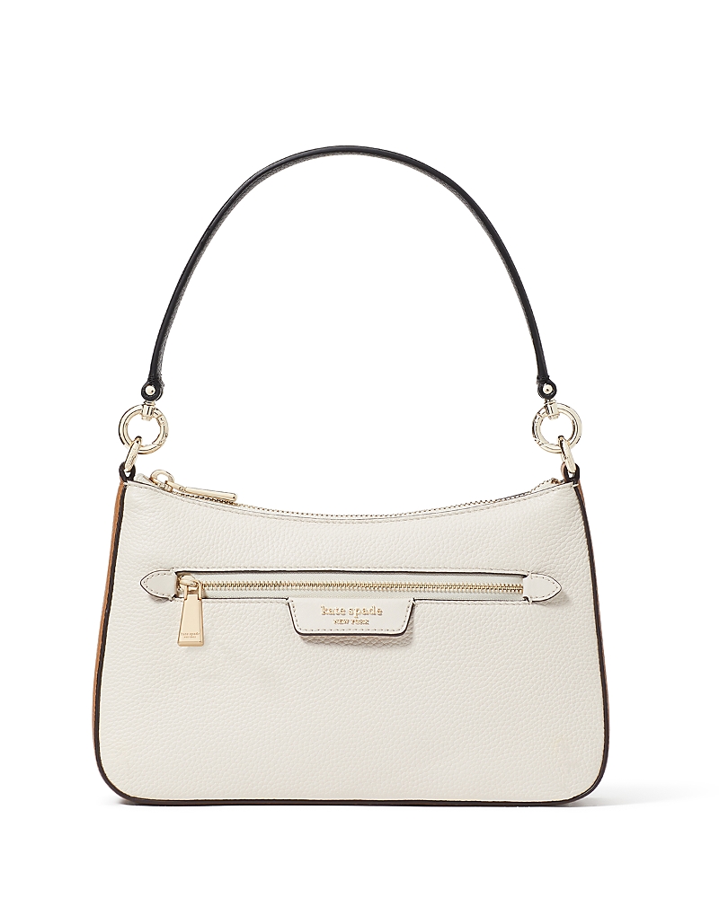 Kate Spade New York Hudson Color Blocked Pebbled Leather Convertible Crossbody In Parchment