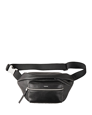 Shop Sandro Crossbody Belt Bag In Black