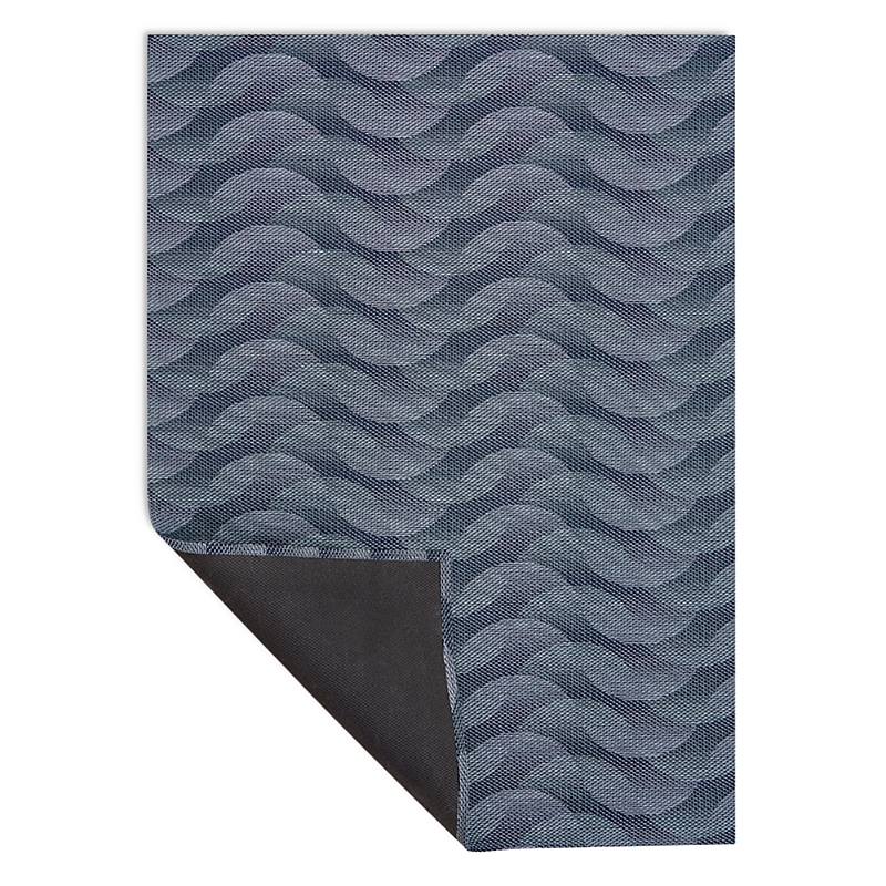 Chilewich Arc Rug, 23 X 36 In Indigo