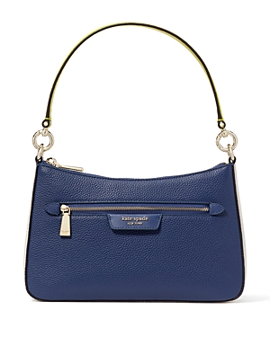 Kate Spade New York Hudson Color Blocked Pebbled Leather Convertible Crossbody In Outerspace