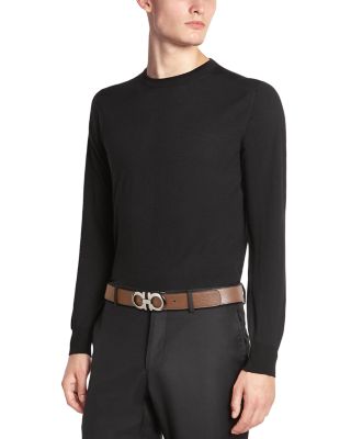 Men's Double Gancini Reversible Leather Belt