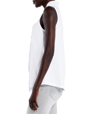 Ruffled Around Sleeveless Top