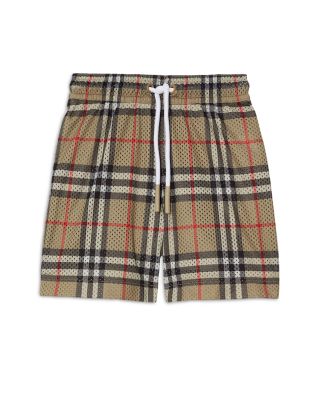 Burberry - Boys' Malcolm Mesh Check Shorts - Baby