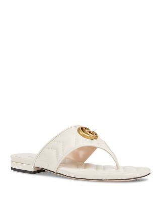 Gucci - Women's GG Marmont Leather Sandals