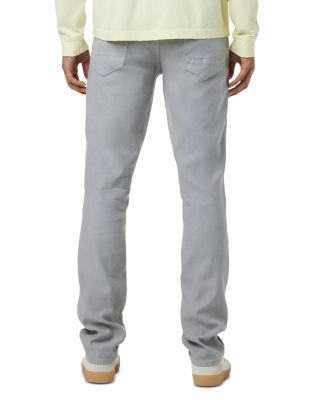 Blake Slim Straight Fit Jeans in Cement Beige