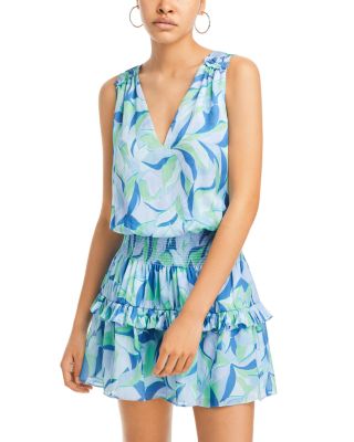 Ramy Brook - Kiara Smocked Mini Dress