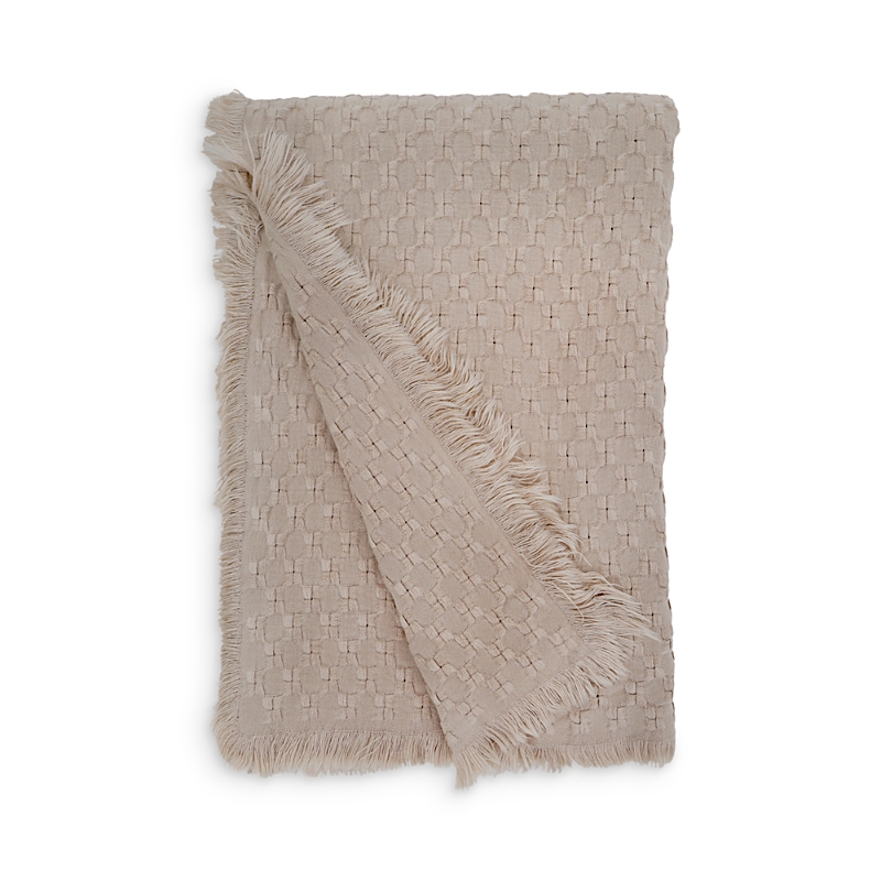Pom Pom At Home Delphine Throw In Taupe