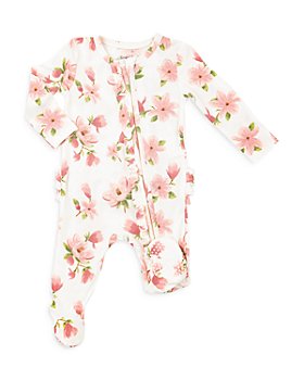 Ruffle Butts Wildflower Diaper Cover and Pink Onesie Set- Baby Girls