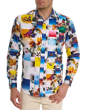 Robert Graham Koa Long Sleeve Button Down Shirt In Multi