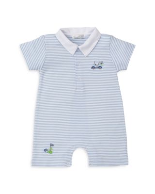 Kissy Kissy Boys' Striped Polo Collar Romper - Baby