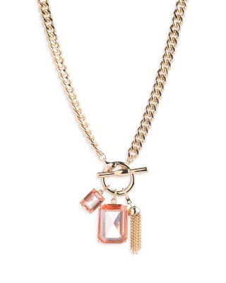 Ralph Lauren - Stone Charms Toggle Necklace, 17"