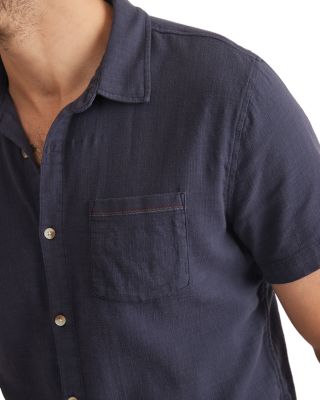Cotton Stretch Selvage Standard Fit Button Down Shirt 