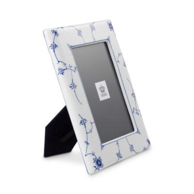 Blue Fluted Plain Picture Frame, 4" x 6"