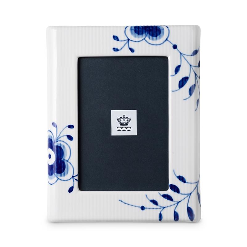 Royal Copenhagen Blue Fluted Mega Picture Frame, 4 x 6