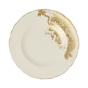Royal Crown Derby Gold Aves Motif Bread And Butter Plate In Clear